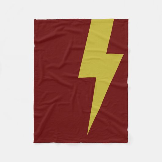 Lightning Bolt Fleece Deken (Voorkant)