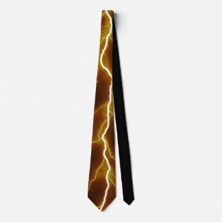 Lightning Bolt - Gele Stropdas