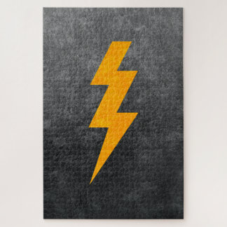 Lightning Bolt in Concrete Legpuzzel