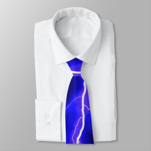 Lightning Bolt - Indigo-Stropdas Stropdas (Gebonden)
