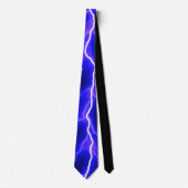 Lightning Bolt - Indigo-Stropdas Stropdas (Voorkant)