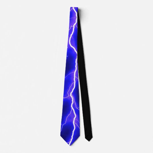 Lightning Bolt - Indigo-Stropdas Stropdas (Voorkant)