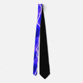 Lightning Bolt - Indigo-Stropdas Stropdas (Achterkant)