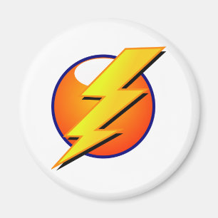 Lightning Bolt Magnet Magneet
