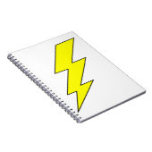 Lightning Bolt Notitieboek (Rechterzijde)