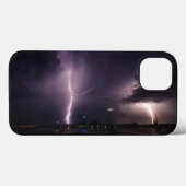 Lightning Bolt over Harbour City Case-Mate iPhone Case (Achterkant (horizontaal))