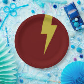Lightning Bolt Papieren Bordje (Feest)