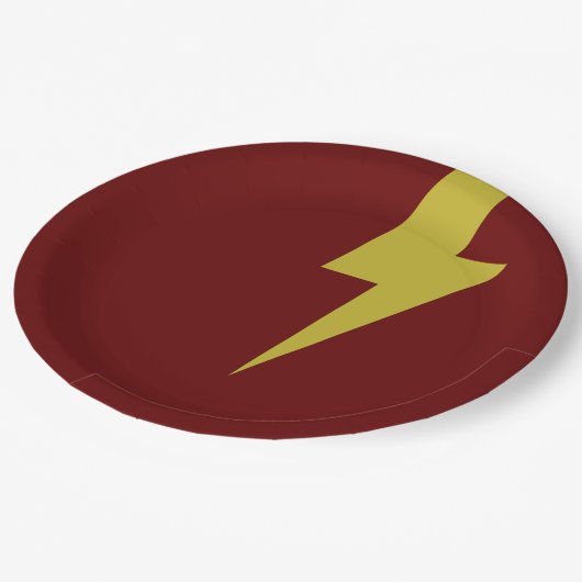 Lightning Bolt Papieren Bordje (Gekanteld)