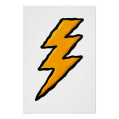Lightning bolt perfect poster (Voorkant)