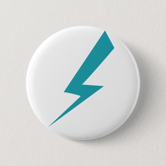 Lightning Bolt Pin Ronde Button 5,7 Cm (Voorkant)