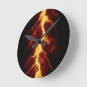 Lightning Bolt Ronde Klok (Hoek)