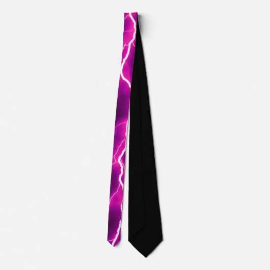 Lightning Bolt - Roze Stropdas (Achterkant)
