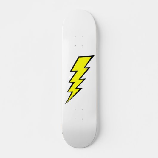 Lightning Bolt Sk8 Bord Skateboard (Voorkant)