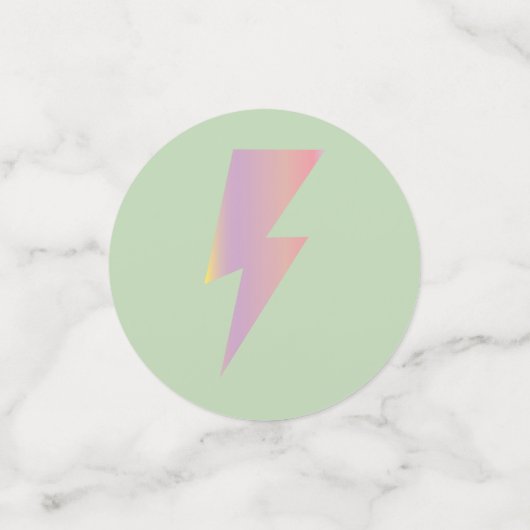 Lightning Bolt Table Confetti (Kleine achterkant)