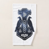 Lightning Bolt Thor's Hammer Bad Handdoek (Handdoek)