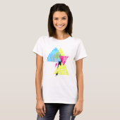 Lightning Bolt Triangle Flash 80's T-shirt (Voorkant volledig)