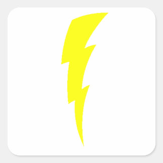 Lightning Bolt Vierkante Sticker