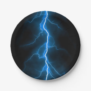 Lightning Bolts Papieren Bordje