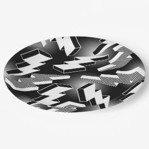 Lightning Bolts Papieren Bordje