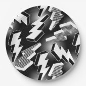 Lightning Bolts Papieren Bordje (Voorkant)