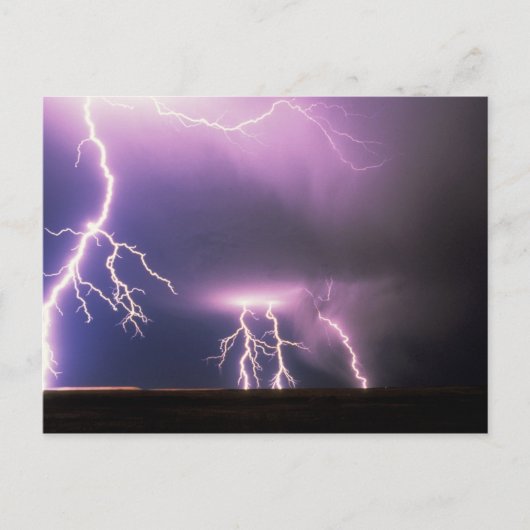 Lightning. Briefkaart (Voorkant)