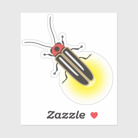 Lightning Bug Firefly Sticker (Vel)