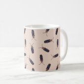 Lightning Bugs - Beige Coffee Mok (Voorkant rechts)