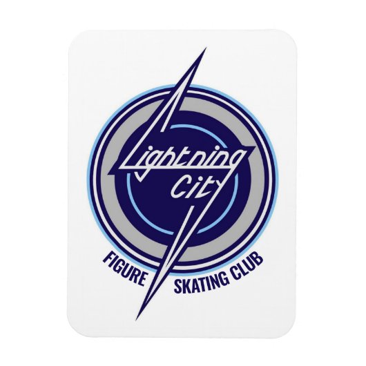 Lightning City Car Magnet 1 Magneet (Verticaal)