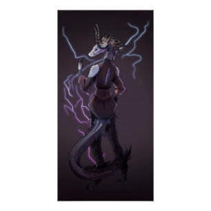 Lightning Dragon, licht draak Perfect Poster