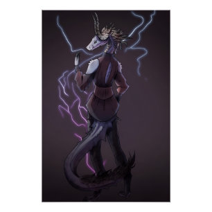 Lightning Dragon Perfect Poster