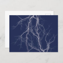 Lightning Fractal Briefkaart