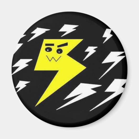 Lightning Kawaii Strike Magnet Magneet (Voorkant)