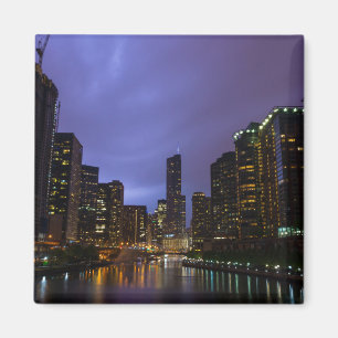 Lightning Over Chicago Magneet