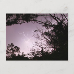 Lightning over Lawnton Briefkaart