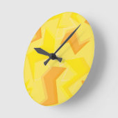 Lightning Pattern Ronde Klok (Hoek)