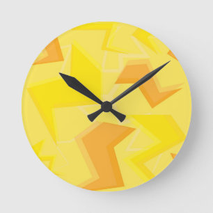 Lightning Pattern Ronde Klok
