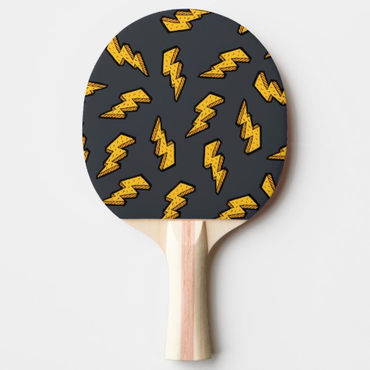 Lightning Pattern Tafeltennisbatje (Voorkant)
