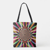 Lightning Rainbow-Canvas tas (Achterkant)