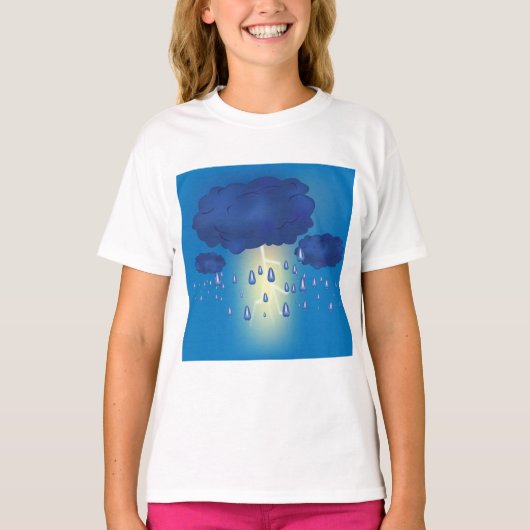 Lightning Storm meisjes T-shirt (Voorkant)