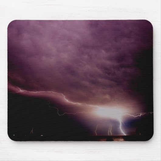 Lightning Strike Mousepad Muismat (Voorkant)