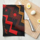 Lightning Sun Theedoek (Quarter Fold)