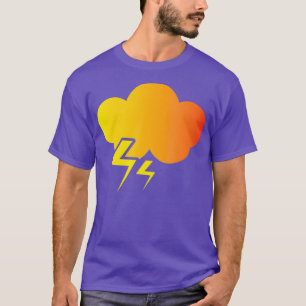 LIGHTNING Thunder Bolt Storm Flash Cloud Gift T-shirt