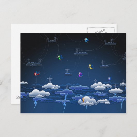 Lightnings Briefkaart (Voorkant / Achterkant)