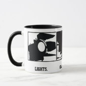 Lights.Camera.Action. Tasse de Movie Maker (Gauche)