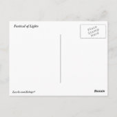 Lights festival briefkaart (Achterkant)