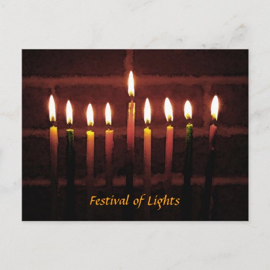 Lights festival briefkaart (Voorkant)