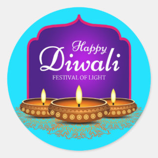 Lights festival ronde sticker