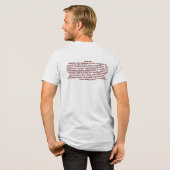 Lights festival Tri-Blend shirt (Voorkant)