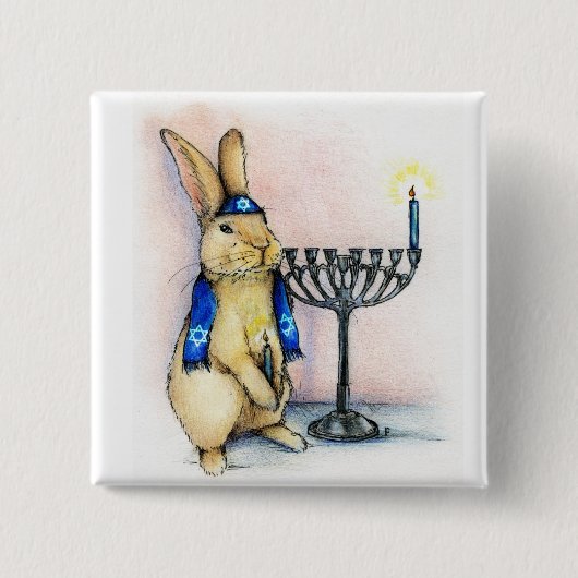 Lights festival vierkante button 5,1 cm (Voorkant)