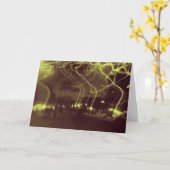 "Lights Go Walking" - Carte (Fleur jaune)